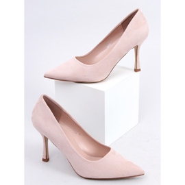 Escarpins femme en daim Giorgia Beige 1