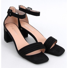 Sandales à talons hauts femme Rondeu Noir le noir 5