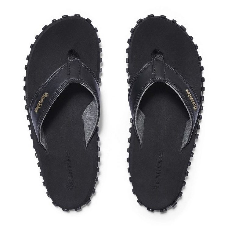Gumbies Vegovert Flip-Flops GU-FFVEG001 tongs noir 1
