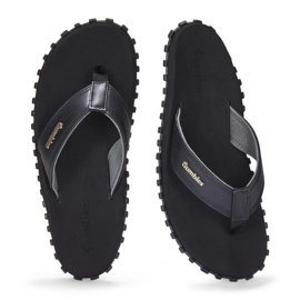 Gumbies Vegovert Flip-Flops GU-FFVEG001 tongs le noir 2