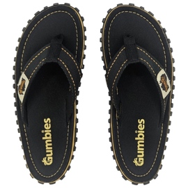 Gumbies Islander Flip-Flops Tongs classiques GU-FFISL117 le noir 1