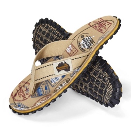 Gumbies Islander Flip-Flops Tongs Traveler GU-FFISL132 beige 1