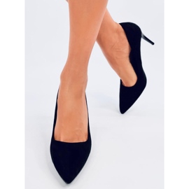 Svada Talons hauts en daim noir le noir 1