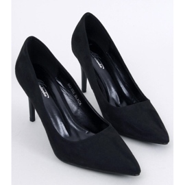 Svada Talons hauts en daim noir le noir 4