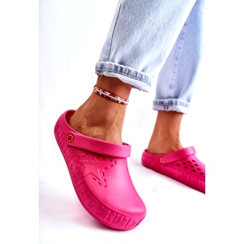 Chaussons Légers Femme Kroks Big Star II275007 Fuchsia rose 2