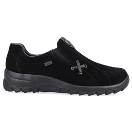 Chaussures en cuir, slip-on noir Rieker L7171-00 le noir 2