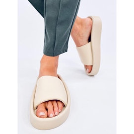Chaussons souples pour femmes Fontes Beige 1
