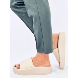 Chaussons souples pour femmes Fontes Beige 2