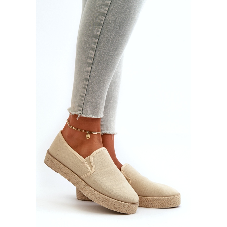 News Espadrilles Pour Femmes Sur Plateforme Beige 1 News Espadrilles Pour Femmes Sur Plateforme Beige 1