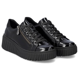 Rieker W N2501-00 chaussures compensées noires 1