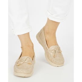 Seastar Mocassins confortables dorés en cuir écologique 2