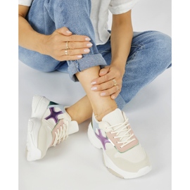 Seastar Baskets femme multicolores beige 1