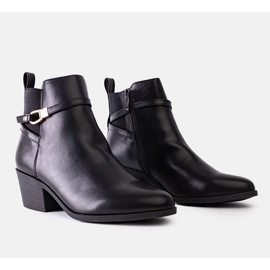 Bottines noires d'Ibdis le noir 1