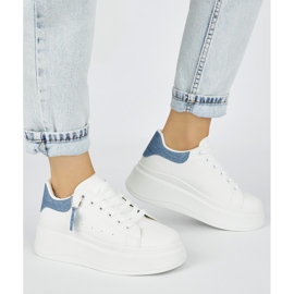 Chaussures à plateforme blanches pour femme 2