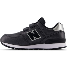 Baskets New Balance avec fermeture velcro PV574FM noir 1
