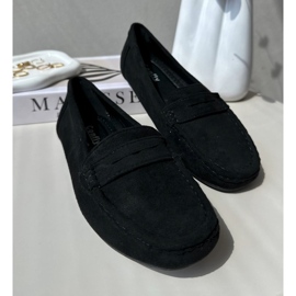 Mocassins en daim pour femme Noir Lenvie le noir 9