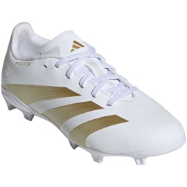 Chaussures de football Adidas Predator League Fg IF6355 blanche 1