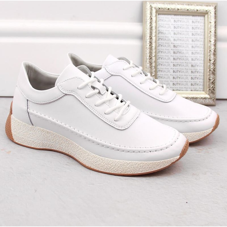 Chaussures de sport Sergio Leone SP013 SK432D blanc 2