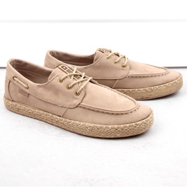Espadrilles à lacets pour hommes Big Star NN174054 Beige 1 Espadrilles à lacets pour hommes Big Star NN174054 Beige 1
