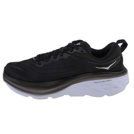 Chaussures Hoka Bondi 8 1127952-BWHT le noir 1
