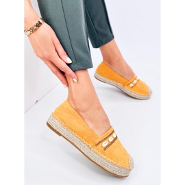 Espadrilles coquillage jaune océan 4