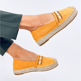 Espadrilles coquillage jaune océan 2