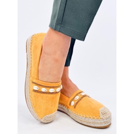 Espadrilles coquillage jaune océan 5