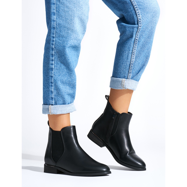 Bottines classiques noires pour femmes 1