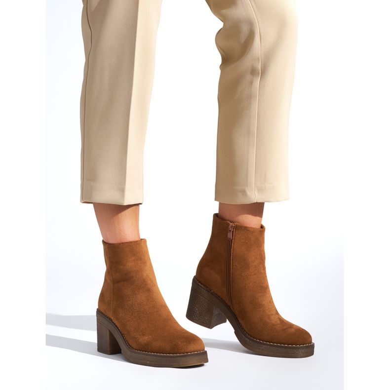 Bottines femme marron brun 1 Bottines femme marron brun 1