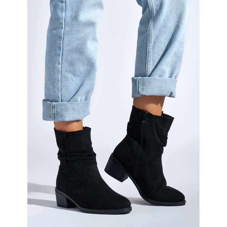 Santiags noires pour femme le noir 1