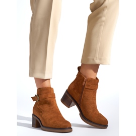 Bottes femme marron brun 1