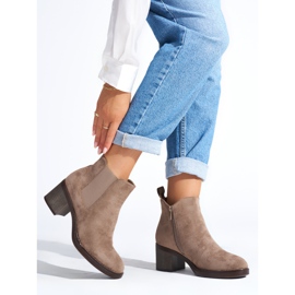 Bottines classiques beiges 3