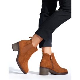Bottines classiques marron brun 3
