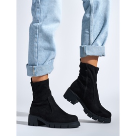 Bottes noires pour femmes le noir 1