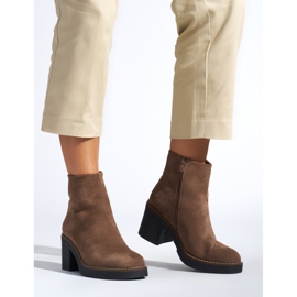Bottines femme marron brun 1 Bottines femme marron brun 1