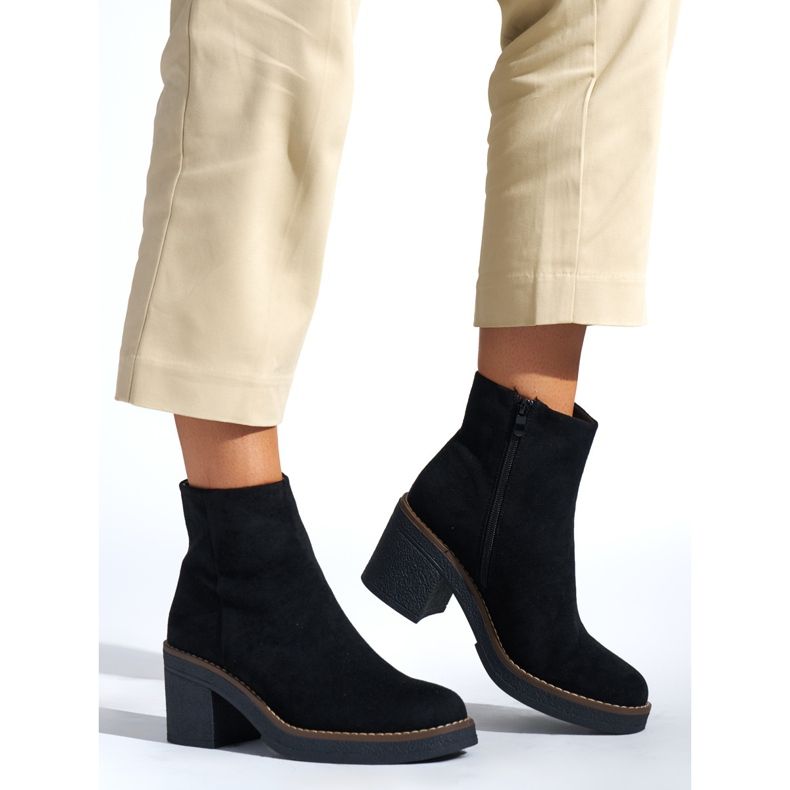 Bottines femme noires le noir 1