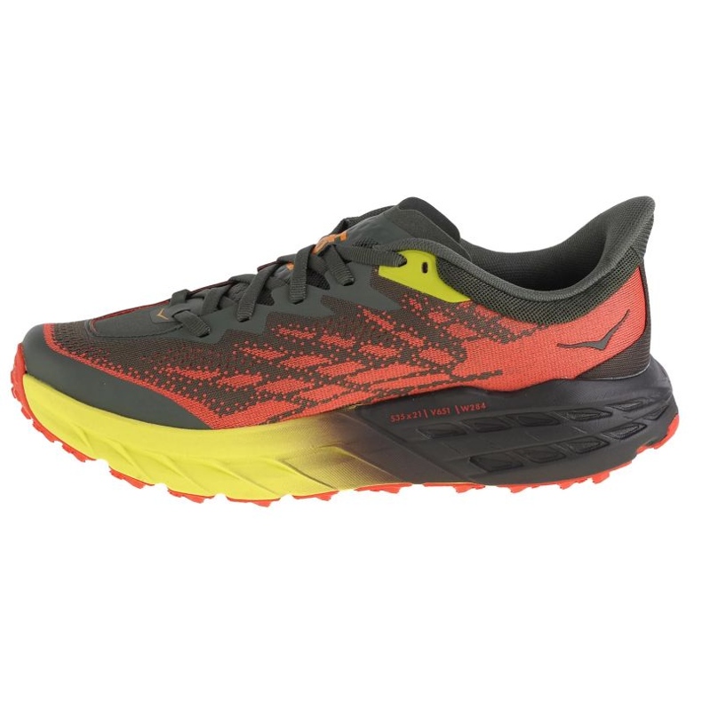 Chaussures Hoka Speedgoat 5 larges 1123159-TFST vert 1