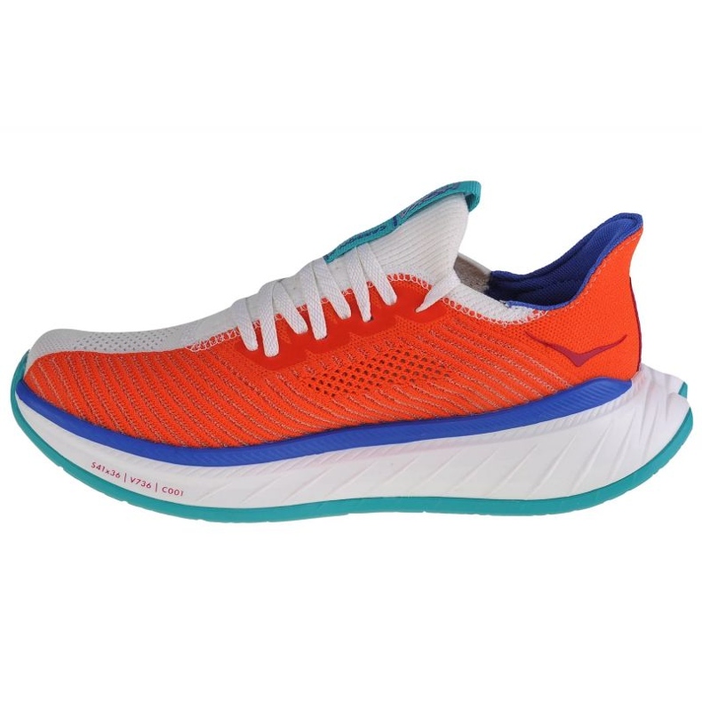 Chaussures Hoka Carbon X 3 1123192-WFM blanche 1