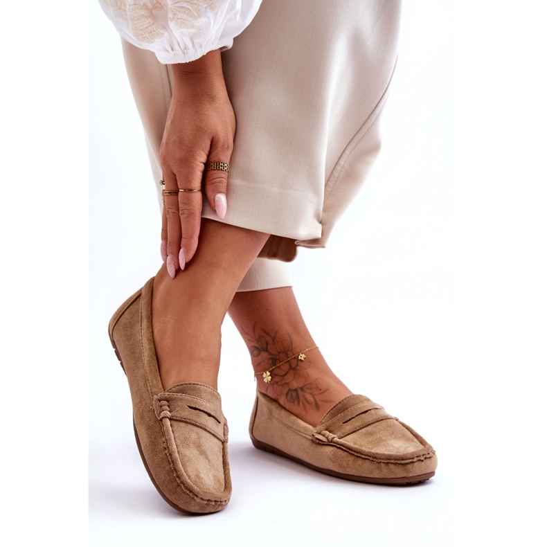 Mocassins en Daim pour Femme Marron Lenvie brun 4