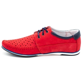 KOMODO Laceurs de chaussures pour hommes 875 ans rouge 2