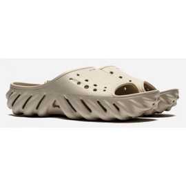 Tongs Crocs Echo Slide Elephant 208170-160 beige 1