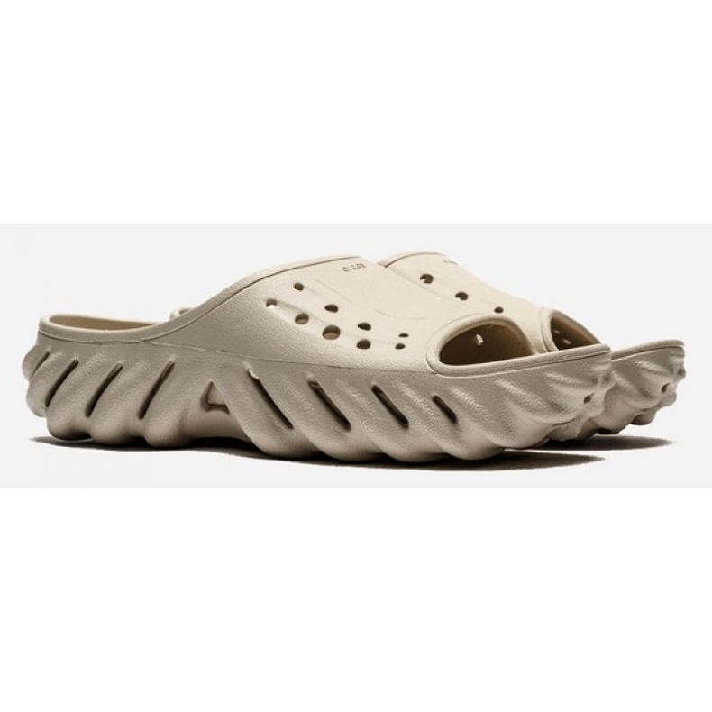 Tongs Crocs Echo Slide Elephant 208170-160 beige 1