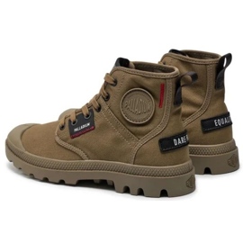 Chaussures Palladium Papa Hi Patch 79117-308-M brun 1 Chaussures Palladium Papa Hi Patch 79117-308-M brun 1