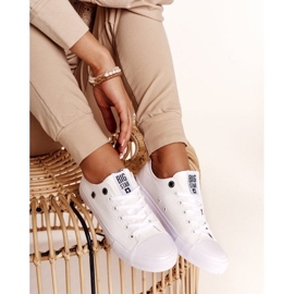 Baskets Basses Classiques Femme Big Star AA274010 Blanc blanche 2