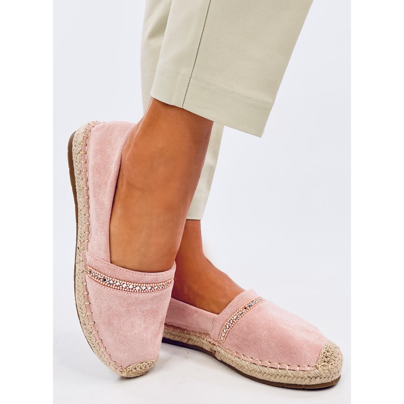 Etance Espadrilles femme roses 2