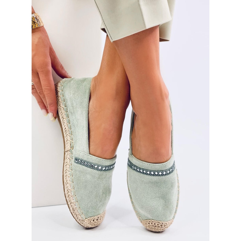 Espadrilles femme Etance Vertes 1