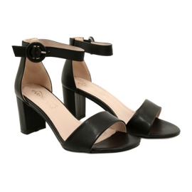 Evento Sandales Pour Femmes Sur Un Talon Haut Noir le noir 3