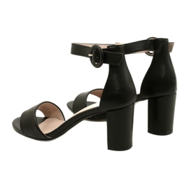 Evento Sandales Pour Femmes Sur Un Talon Haut Noir le noir 2