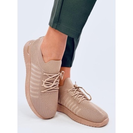 Sharpe Chaussures de sport chaussettes kaki beige 2