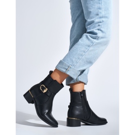 Bottines élégantes noires le noir 1